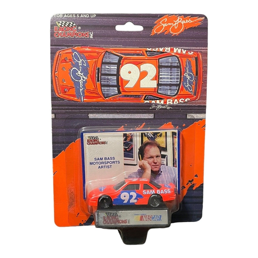 Sam Bass 92 Racing Champions 1/64 Diecast Sam Motorsports Artist